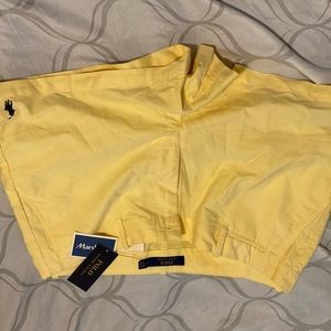 Polo shorts yellow size 12